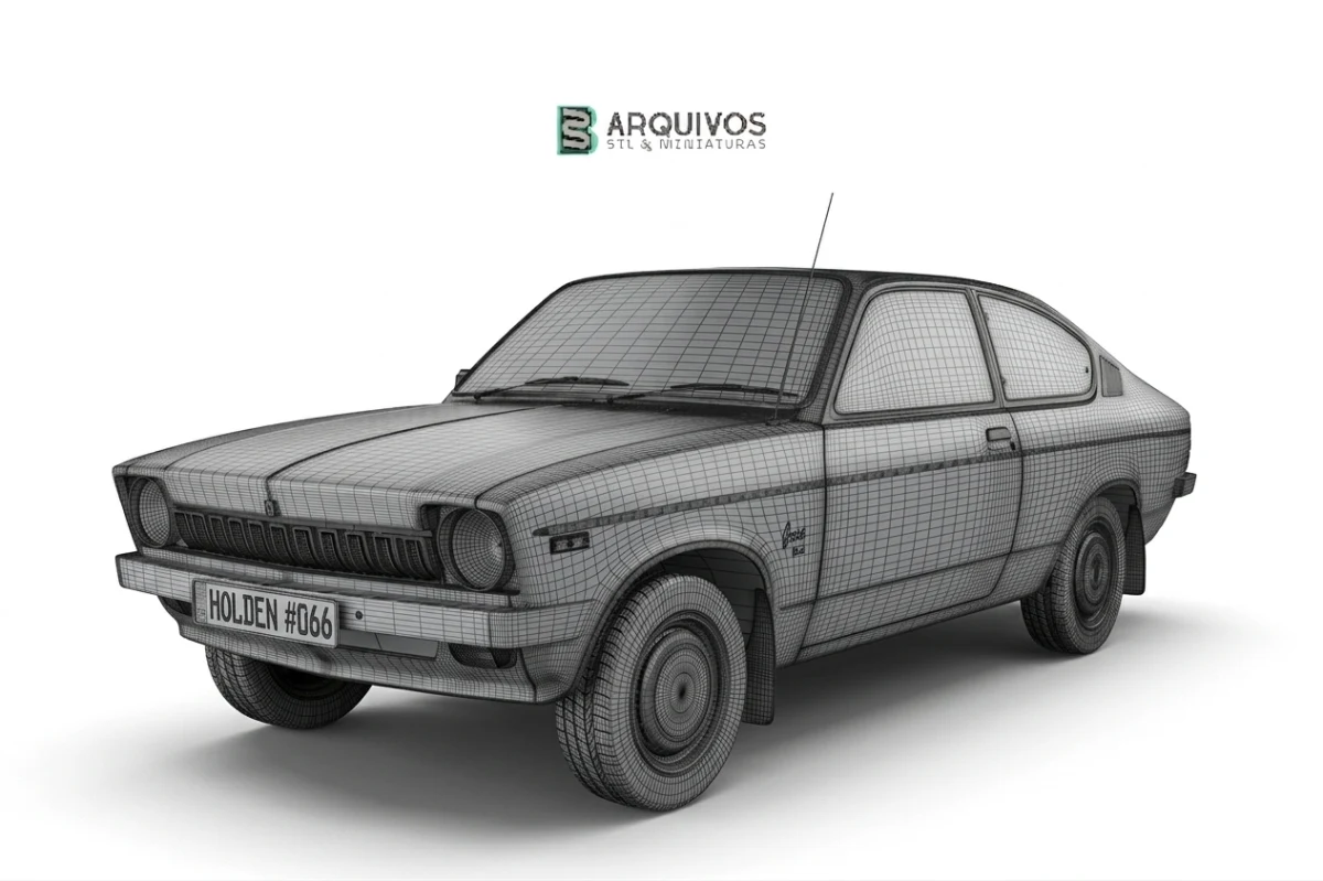 Modelo 3D STL - Holden Gemini coupe SL 1980 — foto 2
